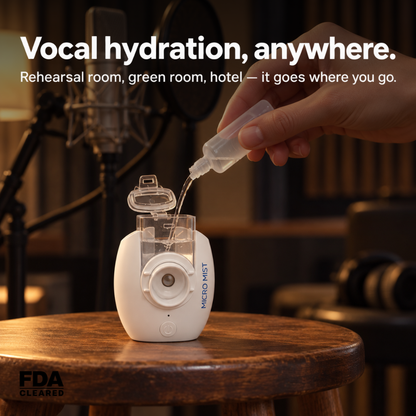 Micro Mist Pro Portable Nebulizer For Singers
