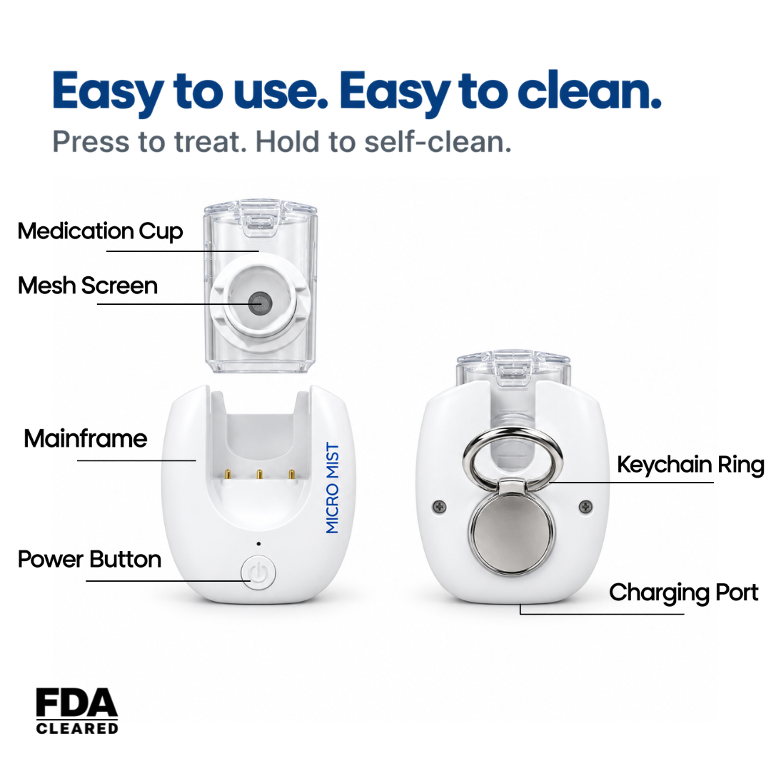 Micro Mist Pro Portable Nebulizer For Singers