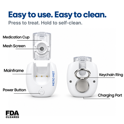 Micro Mist Pro Portable Nebulizer For Singers