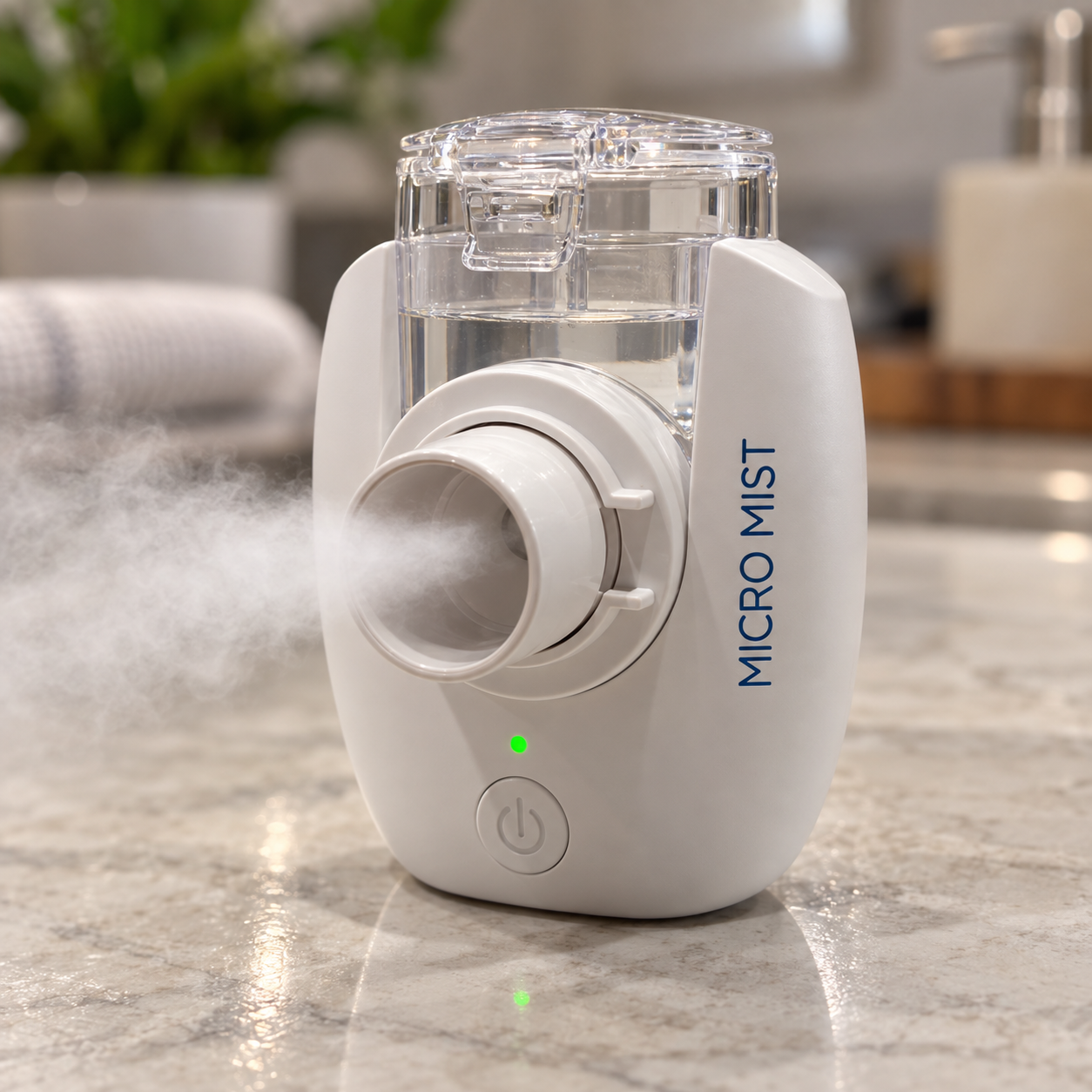 Micro Mist Pro producing a fine mist
